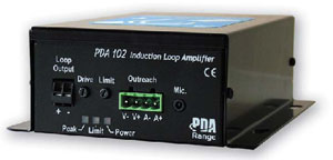 PDA102C 1.2m sq to 50m sq Induction Loop Amplifier